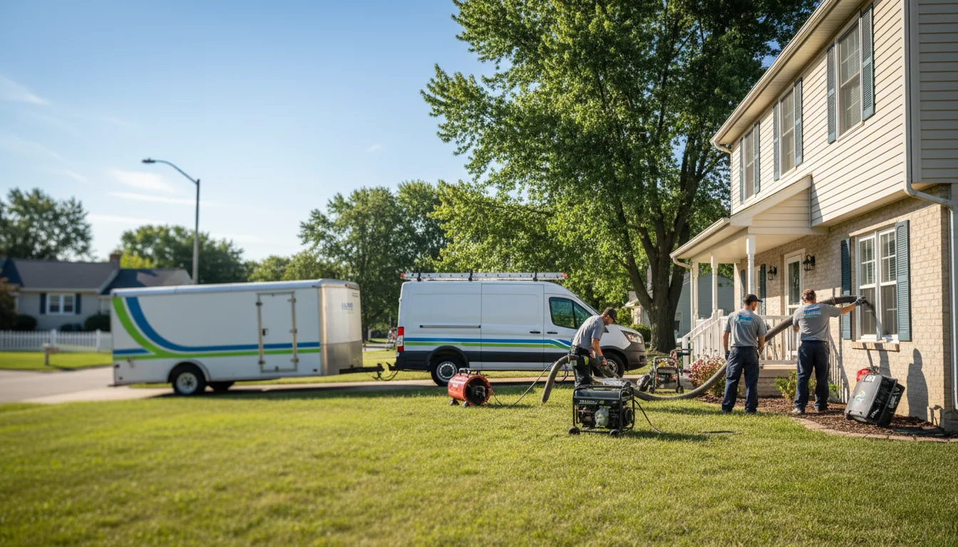 Flooded Basement Restoration And Cleanup With Repair in Alliance, OH near me